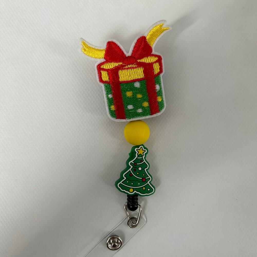 Christmas Present Badge Reel